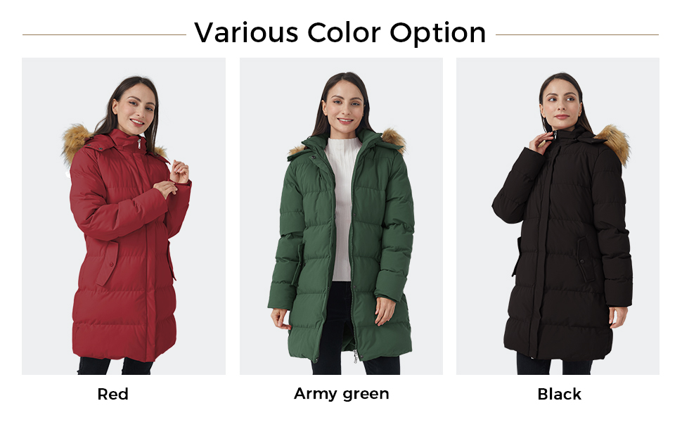 women parka coat